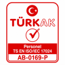 TÜRKAK AB-0169-P akreditasyon